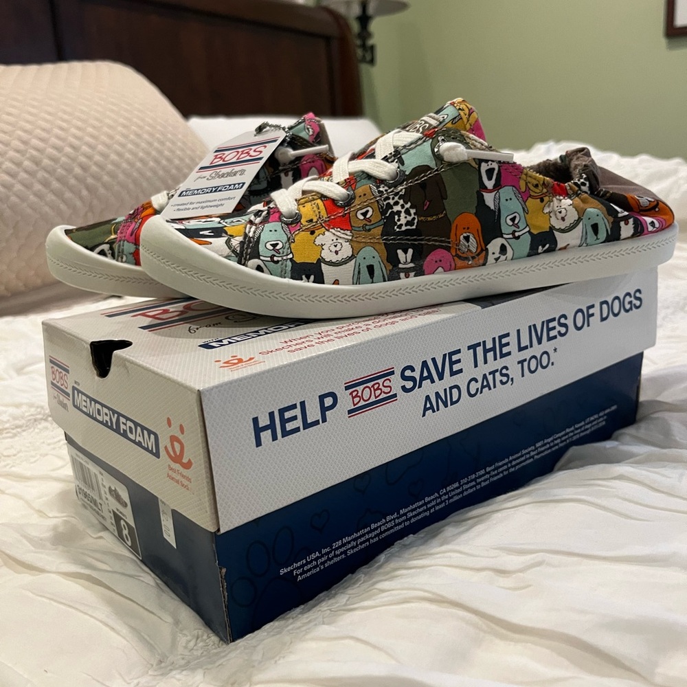 Bob’s memory foam ‘Dog House Party’ sneaker